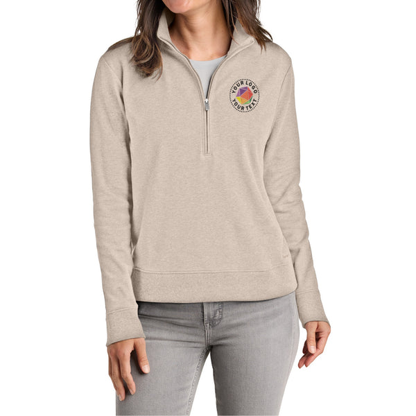 TravisMathew Custom Embroidered Women’s Ocean Villa 1/4-Zip - TMA41428