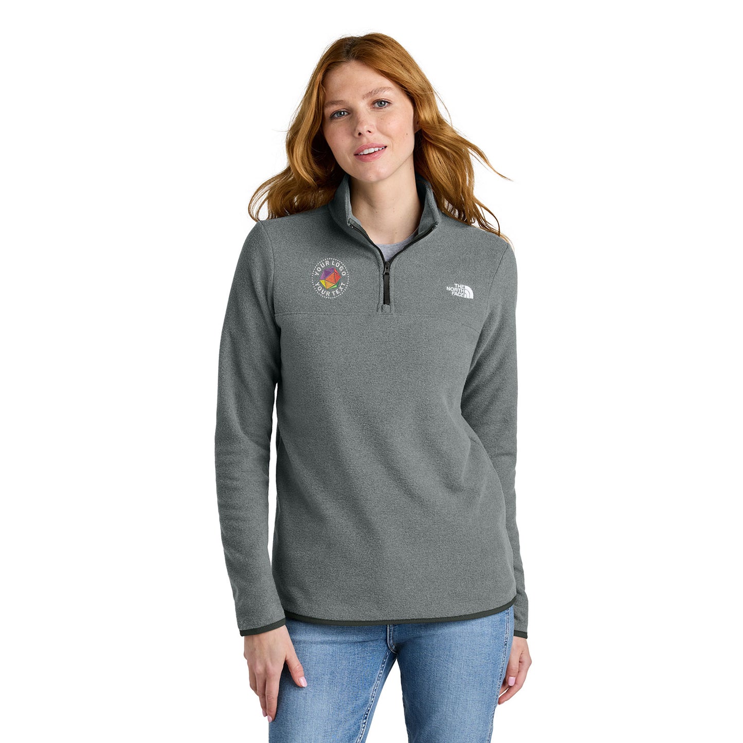 The North Face® Custom Embroidered Women's Glacier 1/4-Zip Fleece - NF0A7V4M