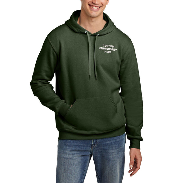 Jerzees Eco™ Premium Blend Custom Embroidered Pullover Hooded Sweatshirt - 700M