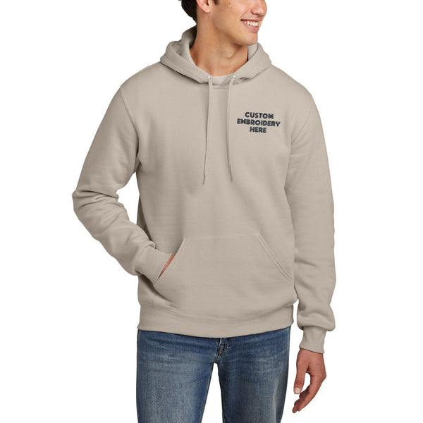 Jerzees Eco™ Premium Blend Custom Embroidered Pullover Hooded Sweatshirt - 700M