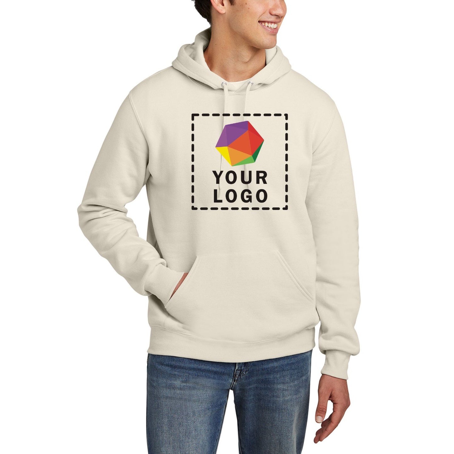 Jerzees Eco™ Premium Blend Custom Printed Pullover Hooded Sweatshirt - 700M