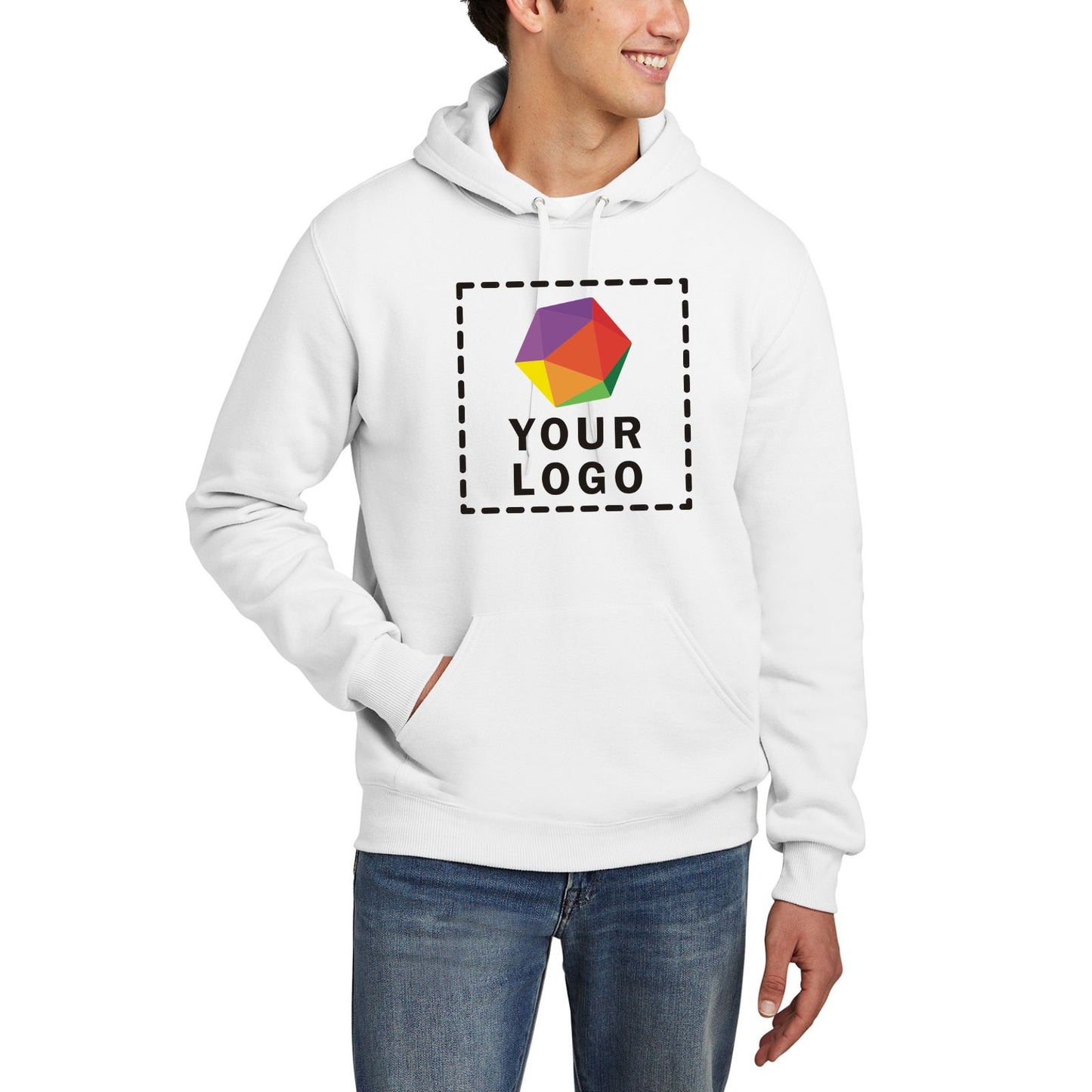 Jerzees Eco™ Premium Blend Custom Printed Pullover Hooded Sweatshirt - 700M