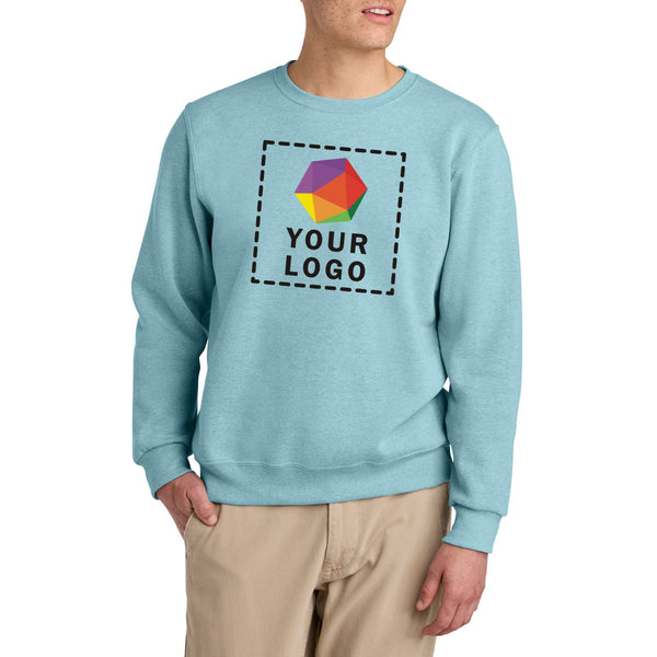 Jerzees Eco™ Premium Blend Custom Printed Crewneck Sweatshirt. 701M
