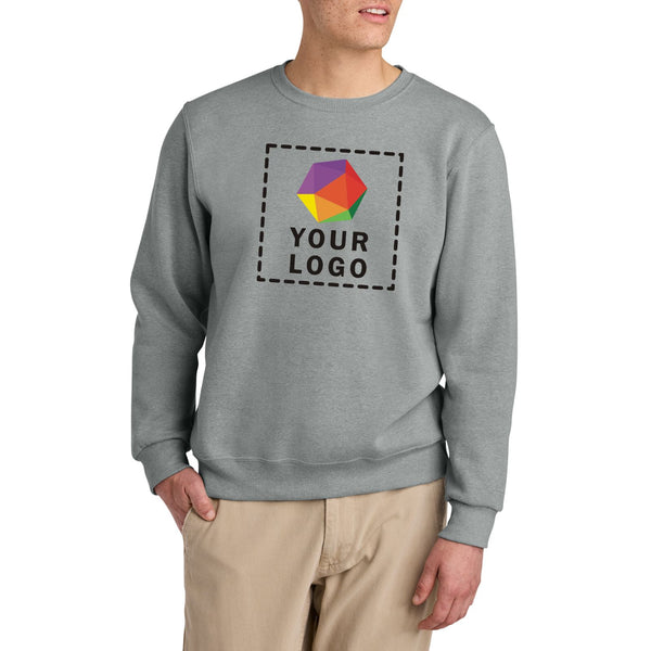 Jerzees Eco™ Premium Blend Custom Printed Crewneck Sweatshirt. 701M