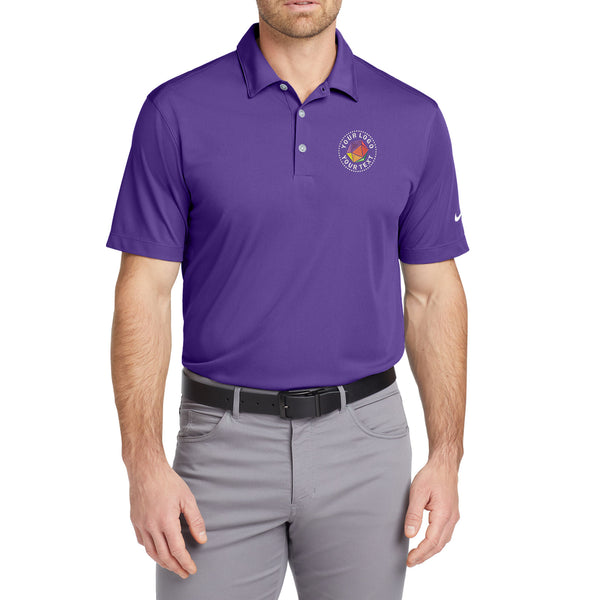 Nike Dri-FIT Vertical Mesh Custom Embroidered Polo - 637167