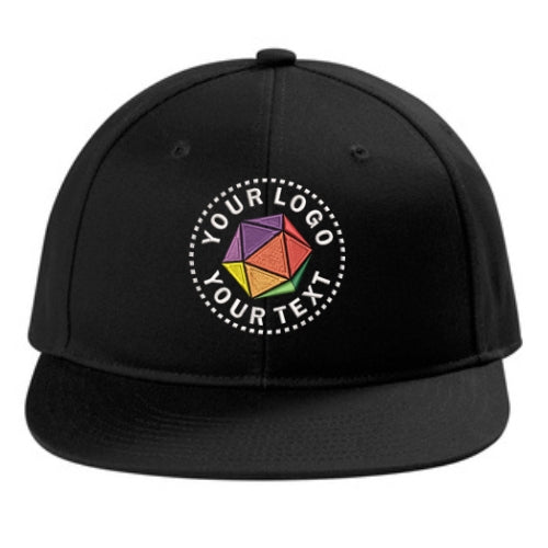 Port Authority® Custom Embroidered Snapback Flat Bill Cap - C406