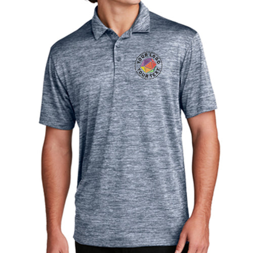 Sport-Tek® PosiCharge® Custom Embroidered Electric Heather Polo - ST590