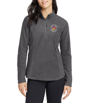 Eddie Bauer® Custom Embroidered Women's 1/2-Zip Microfleece Jacket - EB227
