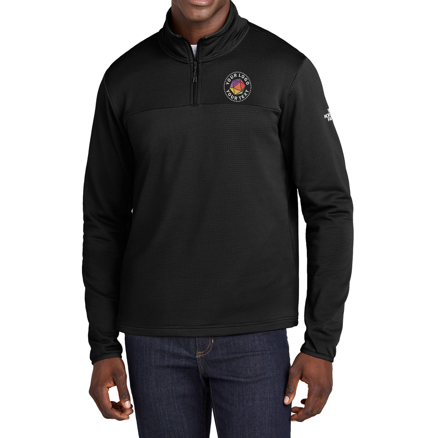 The North Face® Custom Embroidered Aim 1/4-Zip Fleece - NF0A8ENJ