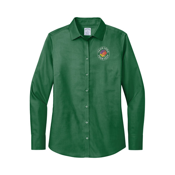 Brooks Brothers® Custom Embroidered Women’s Wrinkle-Free Stretch Nailhead Shirt - BB18003