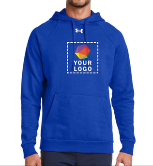 Under Armour Custom Printed Men's Rival Fleece Hooded Sweatshirt - 1379757