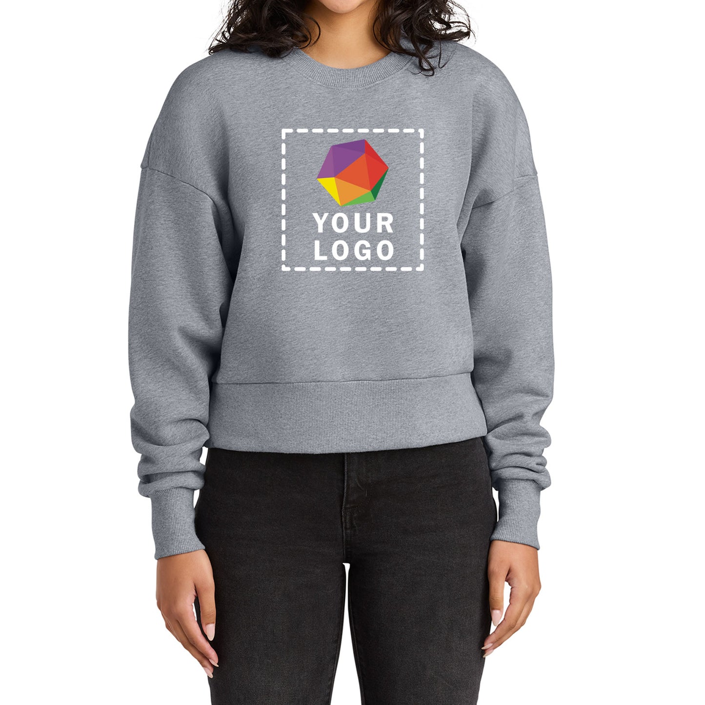 Next Level Apparel® Custom Printed Women’s Heavyweight Sweatshirt - NL9087