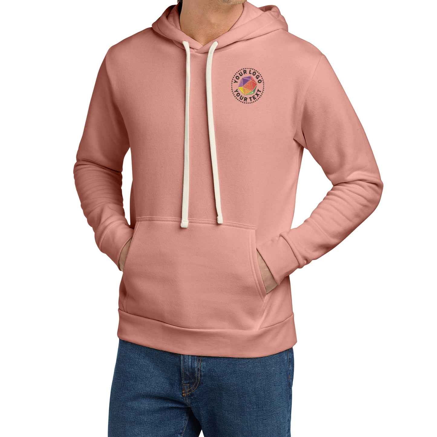 Next Level Apparel® Custom Embroidered Adult Santa Barbara Pullover Hoodie - NL9303