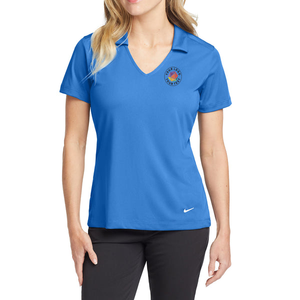Nike Women's Custom Embroidered Dri-FIT Vertical Mesh Polo - 637165