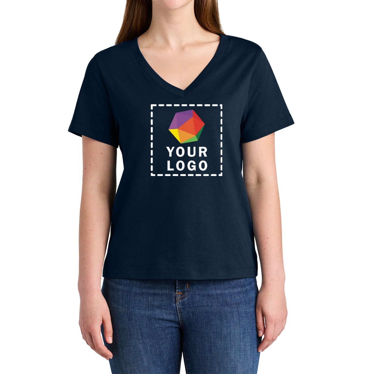 Stanley/Stella Women’s Custom Printed Stella Isla V-Neck Tee - SXW032