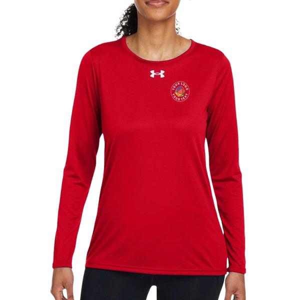 Under Armour Custom Embroidered Women's Team Tech™ Long Sleeve T-Shirt - 1376852