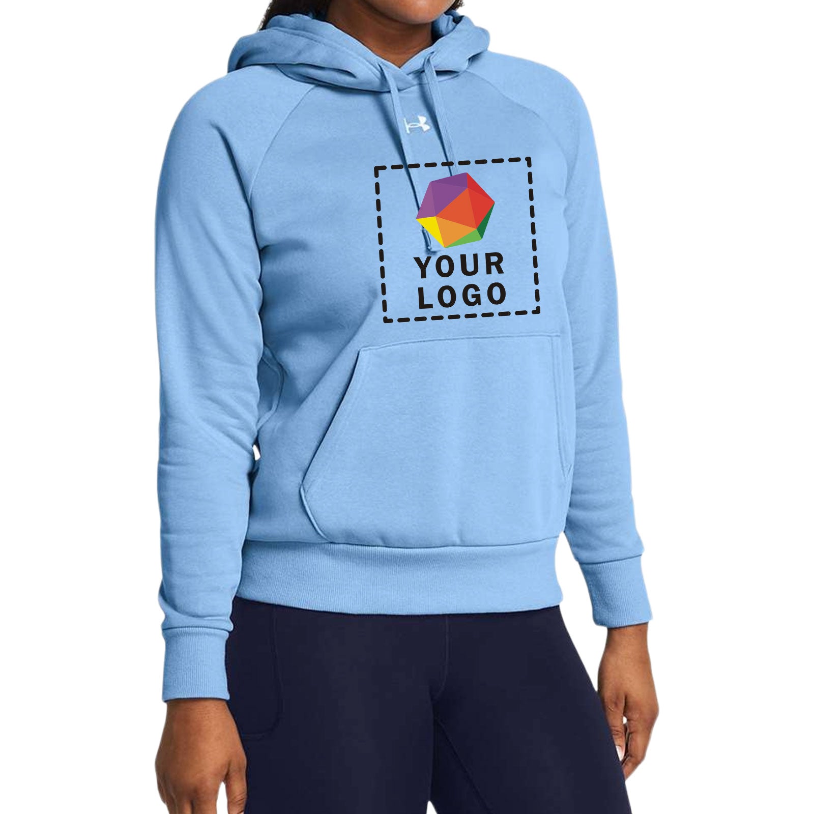 Under Armour Custom Printed Women's Rival Fleece Hooded Sweatshirt - 1379500