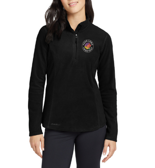 Eddie Bauer® Custom Embroidered Women's 1/2-Zip Microfleece Jacket - EB227