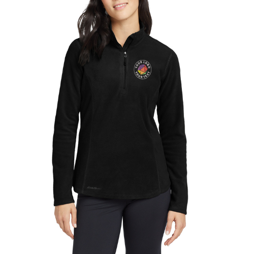 Eddie Bauer® Custom Embroidered Women's 1/2-Zip Microfleece Jacket - EB227