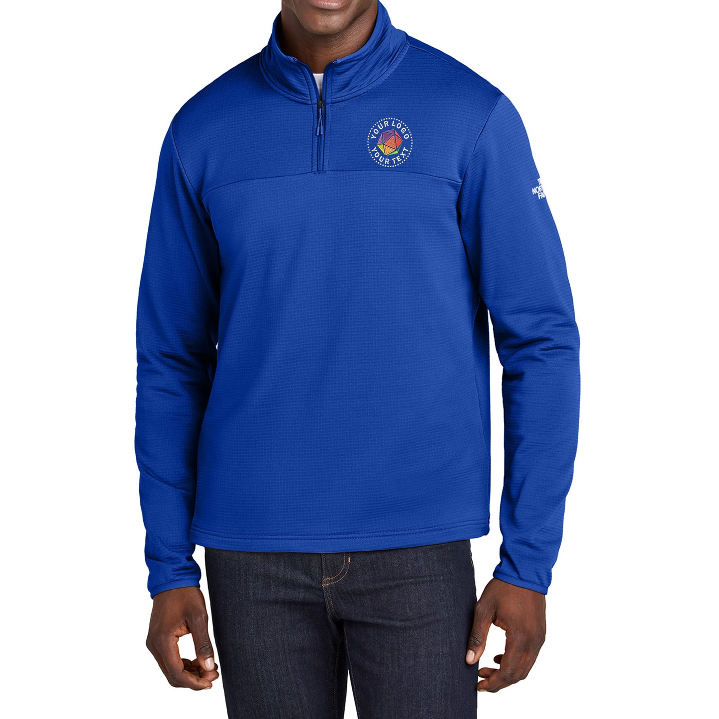 The North Face® Custom Embroidered Aim 1/4-Zip Fleece - NF0A8ENJ