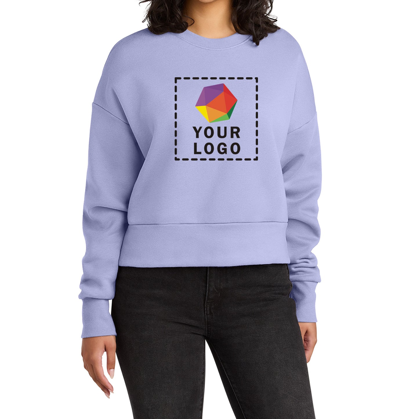 Next Level Apparel® Custom Printed Women’s Heavyweight Sweatshirt - NL9087