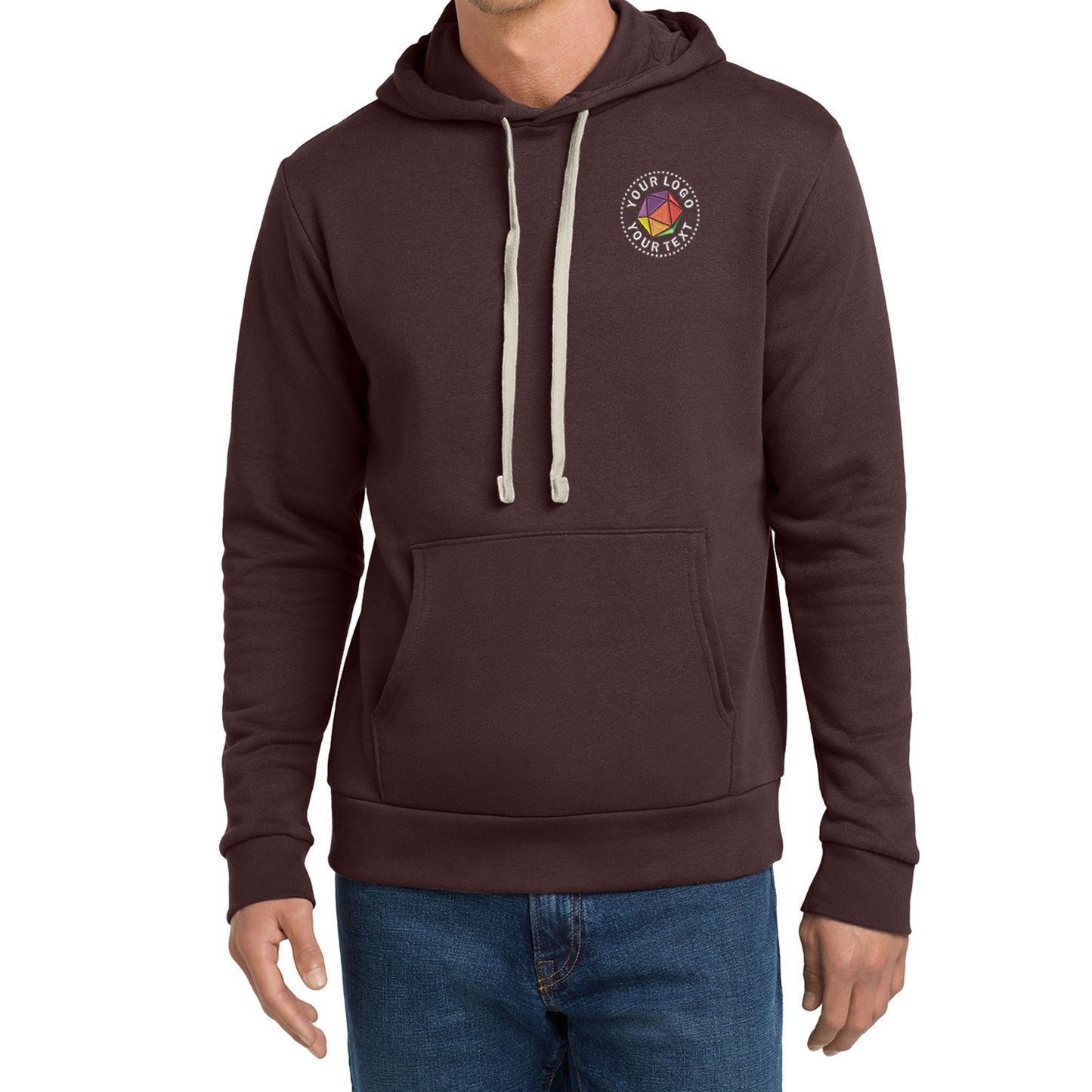 Next Level Apparel® Custom Embroidered Adult Santa Barbara Pullover Hoodie - NL9303