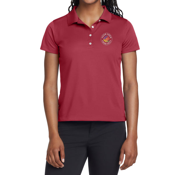 Nike Women's Custom Embroidered Tech Basic Dri-FIT Polo - 203697