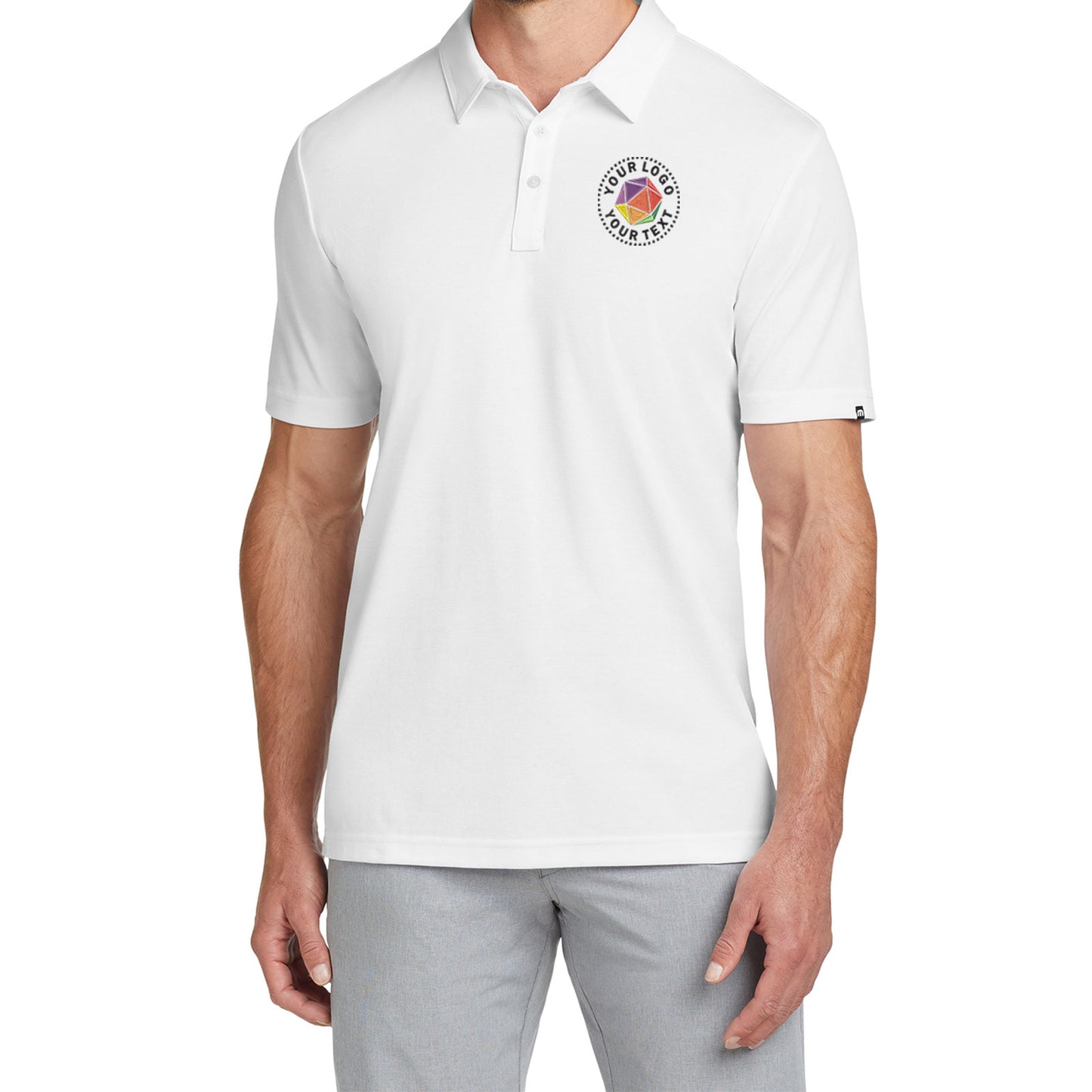 TravisMathew Custom Embroidered Oceanside Solid Polo - TM1MU411