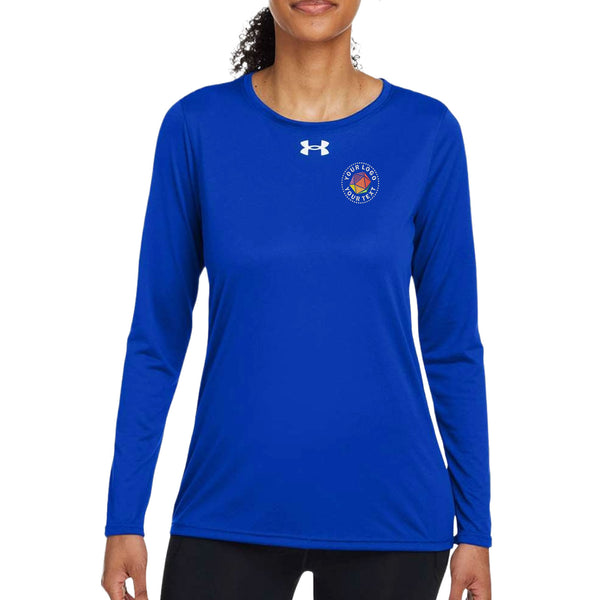 Under Armour Custom Embroidered Women's Team Tech™ Long Sleeve T-Shirt - 1376852