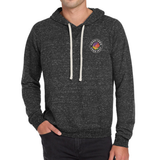 Jerzees® Custom Embroidered Snow Heather French Terry Raglan Hoodie - 90M