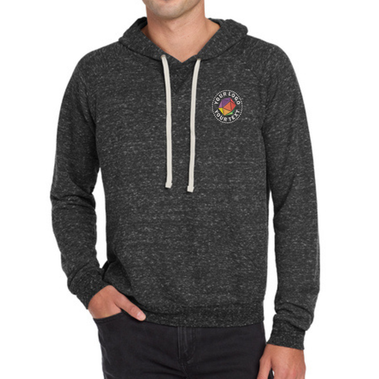 Jerzees® Custom Embroidered Snow Heather French Terry Raglan Hoodie - 90M