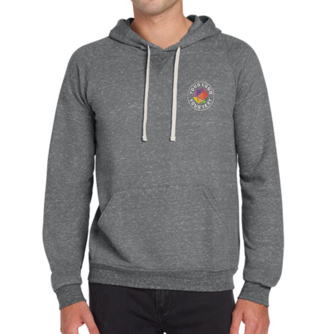 Jerzees® Custom Embroidered Snow Heather French Terry Raglan Hoodie - 90M