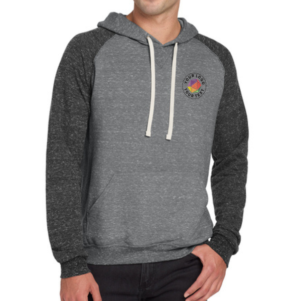 Jerzees® Custom Embroidered Snow Heather French Terry Raglan Hoodie - 90M