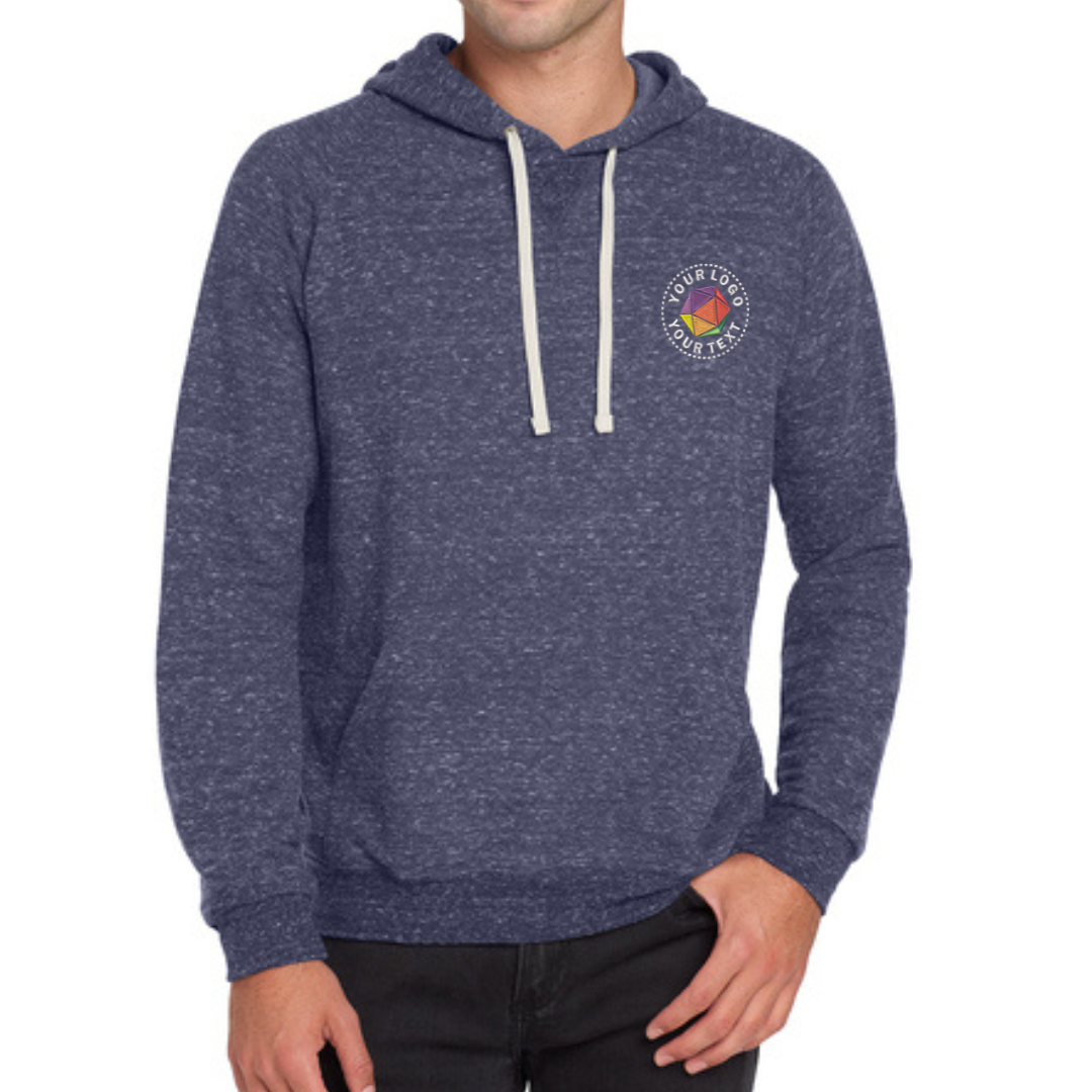 Jerzees® Custom Embroidered Snow Heather French Terry Raglan Hoodie - 90M