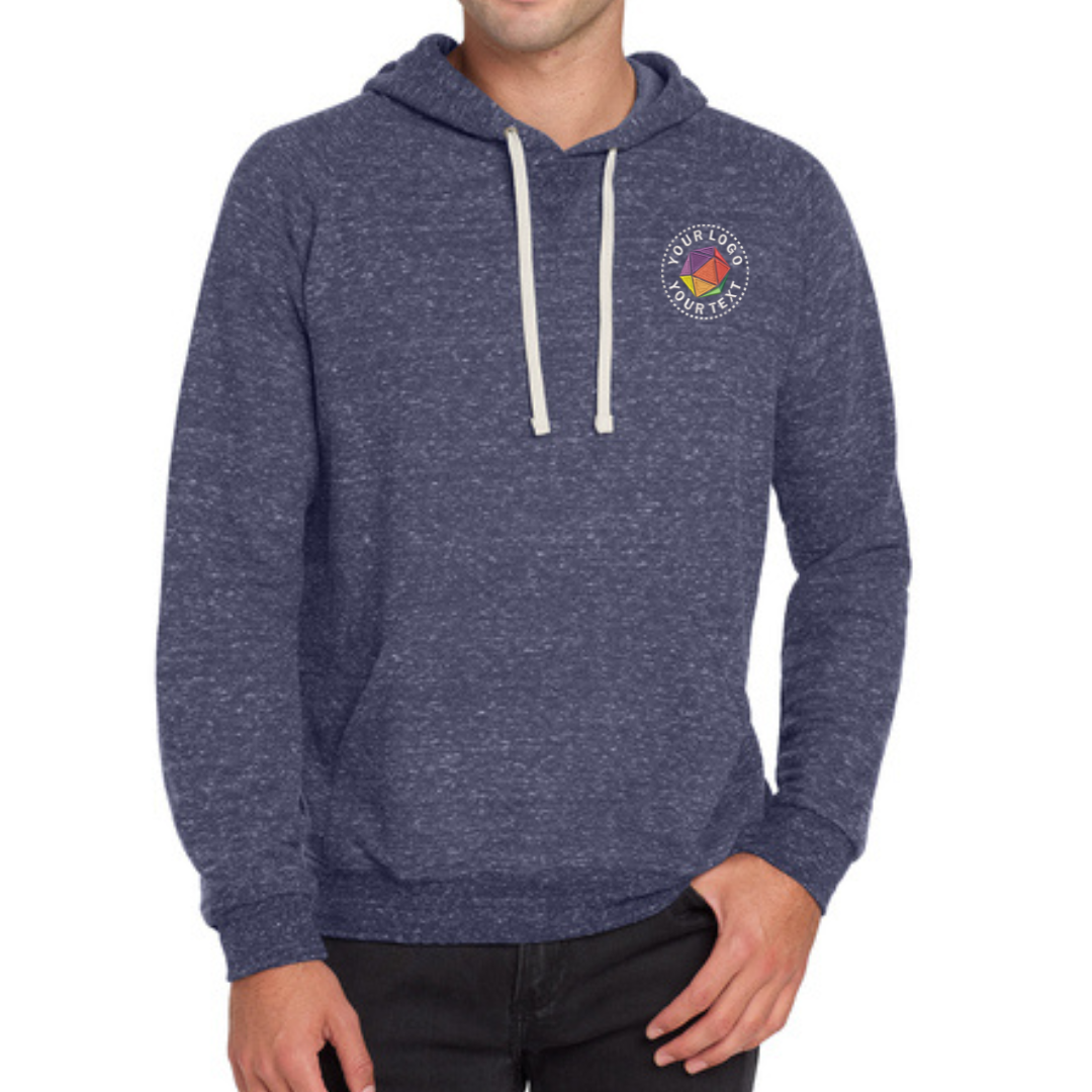 Jerzees® Custom Embroidered Snow Heather French Terry Raglan Hoodie - 90M