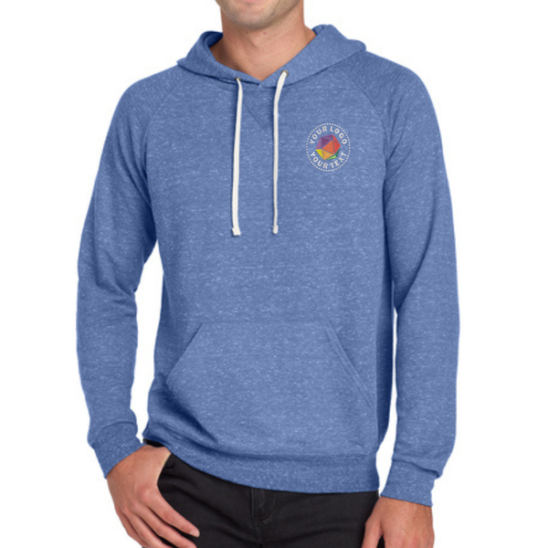 Jerzees® Custom Embroidered Snow Heather French Terry Raglan Hoodie - 90M
