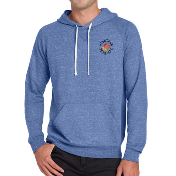 Jerzees® Custom Embroidered Snow Heather French Terry Raglan Hoodie - 90M