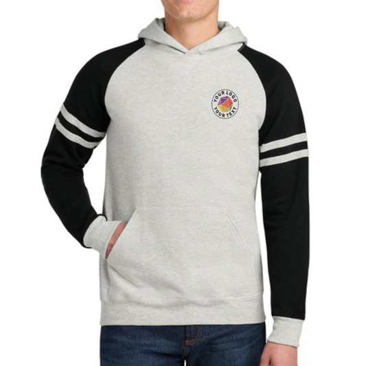 Jerzees® Unisex NuBlend® Custom Embroidered Varsity Colorblock Hooded Sweatshirt - 97C