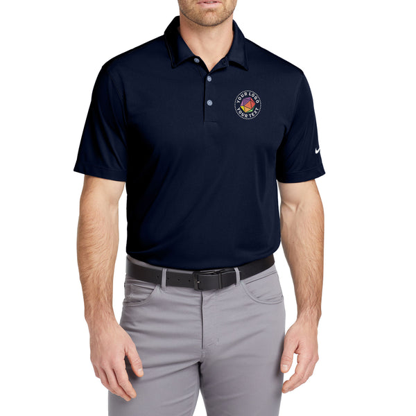 Nike Dri-FIT Vertical Mesh Custom Embroidered Polo - 637167
