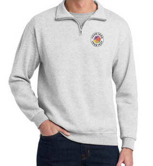 Jerzees®  Custom Embroidered NuBlend® 1/4-Zip Cadet Collar Sweatshirt - 995M