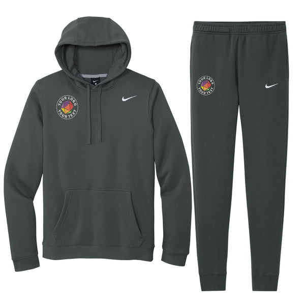 Nike Custom Embroidered Club Fleece Tracksuit - CJ1611 / NKHM8045