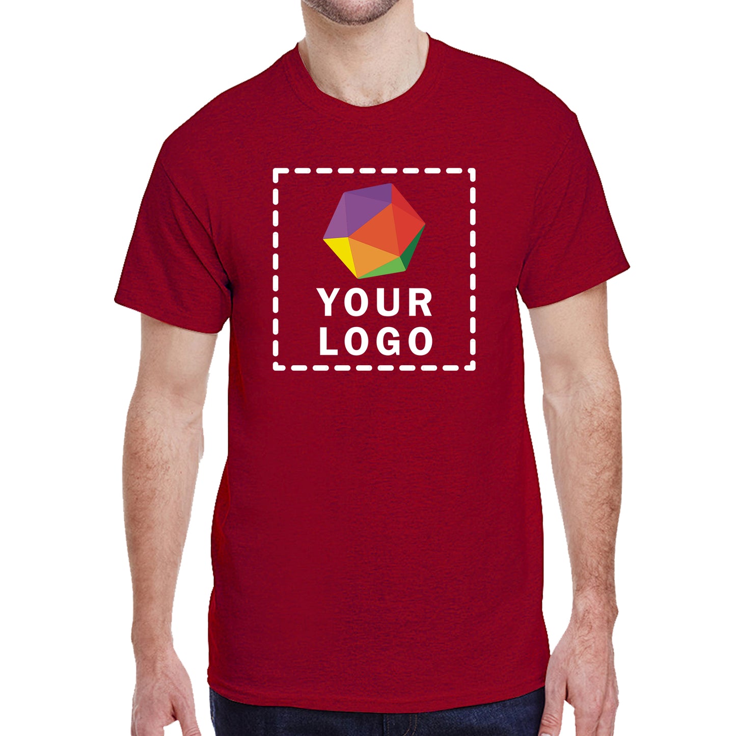 Gildan Custom Printed Adult Heavy Cotton™ T-Shirt - G5000