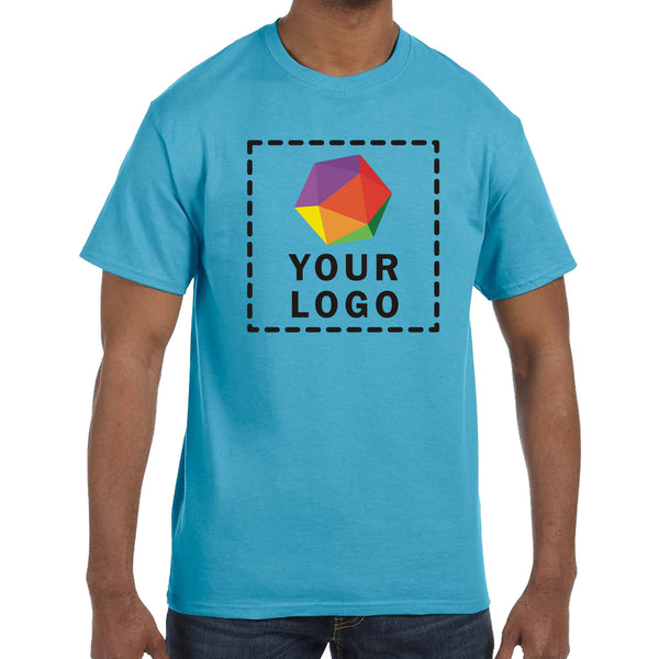 Jerzees® Dri-Power® 50/50 Cotton/Poly Custom Printed T-Shirt. 29M