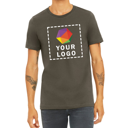 Bella + Canvas Custom Printed Unisex Jersey T-Shirt -3001C