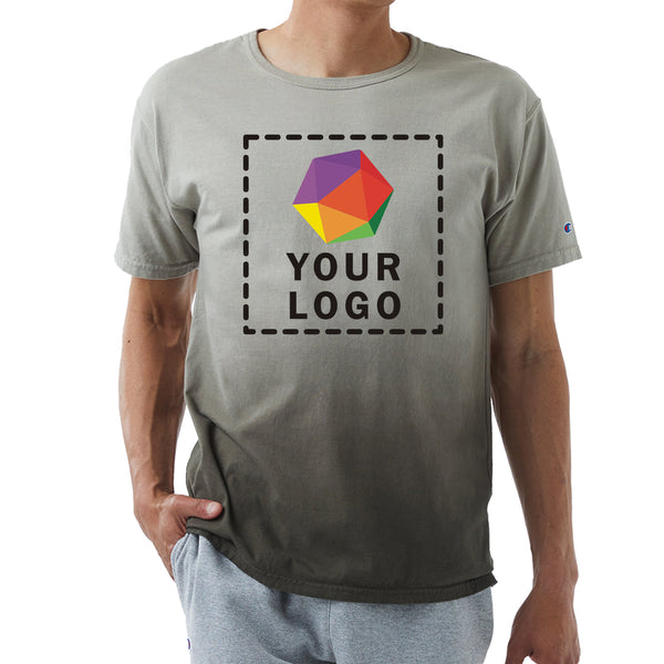 Champion Custom Printed Unisex Classic Jersey Dip Dye T-Shirt - CD100D