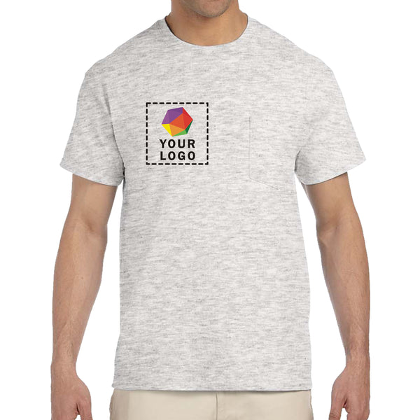 Gildan Custom Printed Adult Ultra Cotton®Pocket T-Shirt - G2300