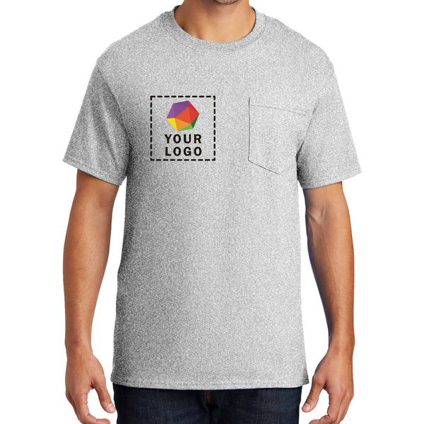 Port & Company® Custom Printed Essential Pocket Tee - PC61P