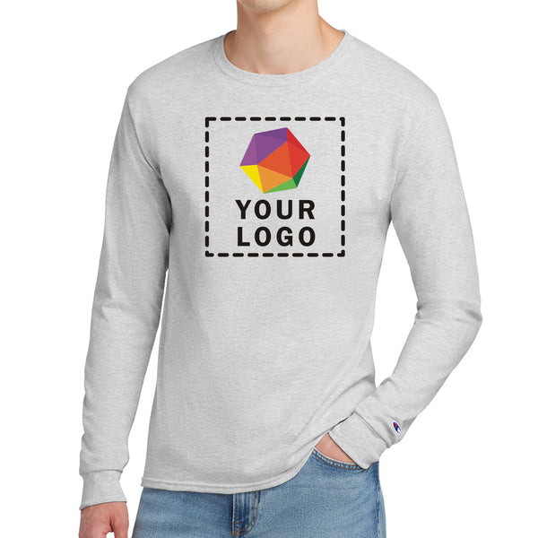 Champion ® Custom Printed Heritage 5.2-Oz. Jersey Long Sleeve Tee - CC8C