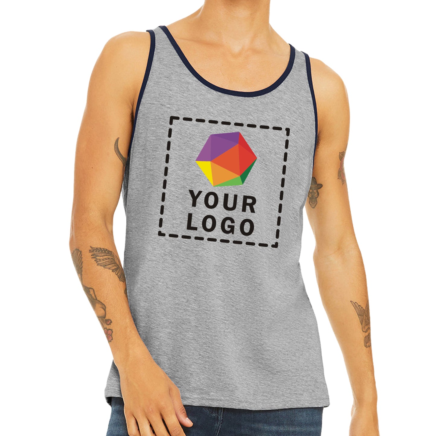 Bella + Canvas Custom Printed Unisex Jersey Tank - 3480