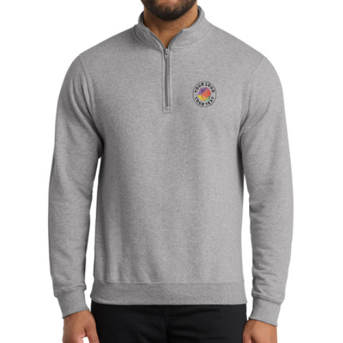 Port & Co™ Custom Embroidered Core Fleece 1/4-Zip Pullover Sweatshirt  -  PC78Q
